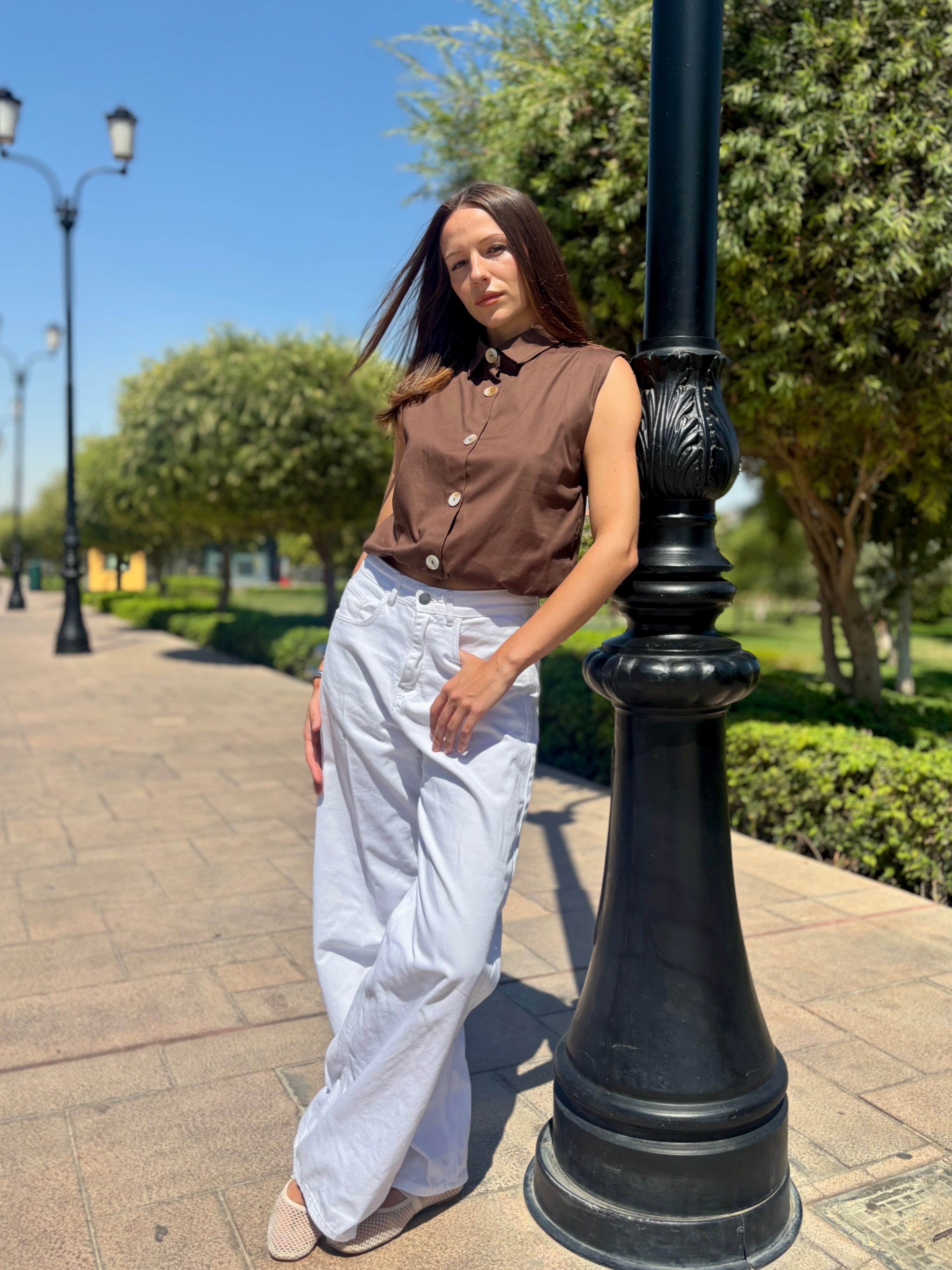 Cropped Ballon Vest