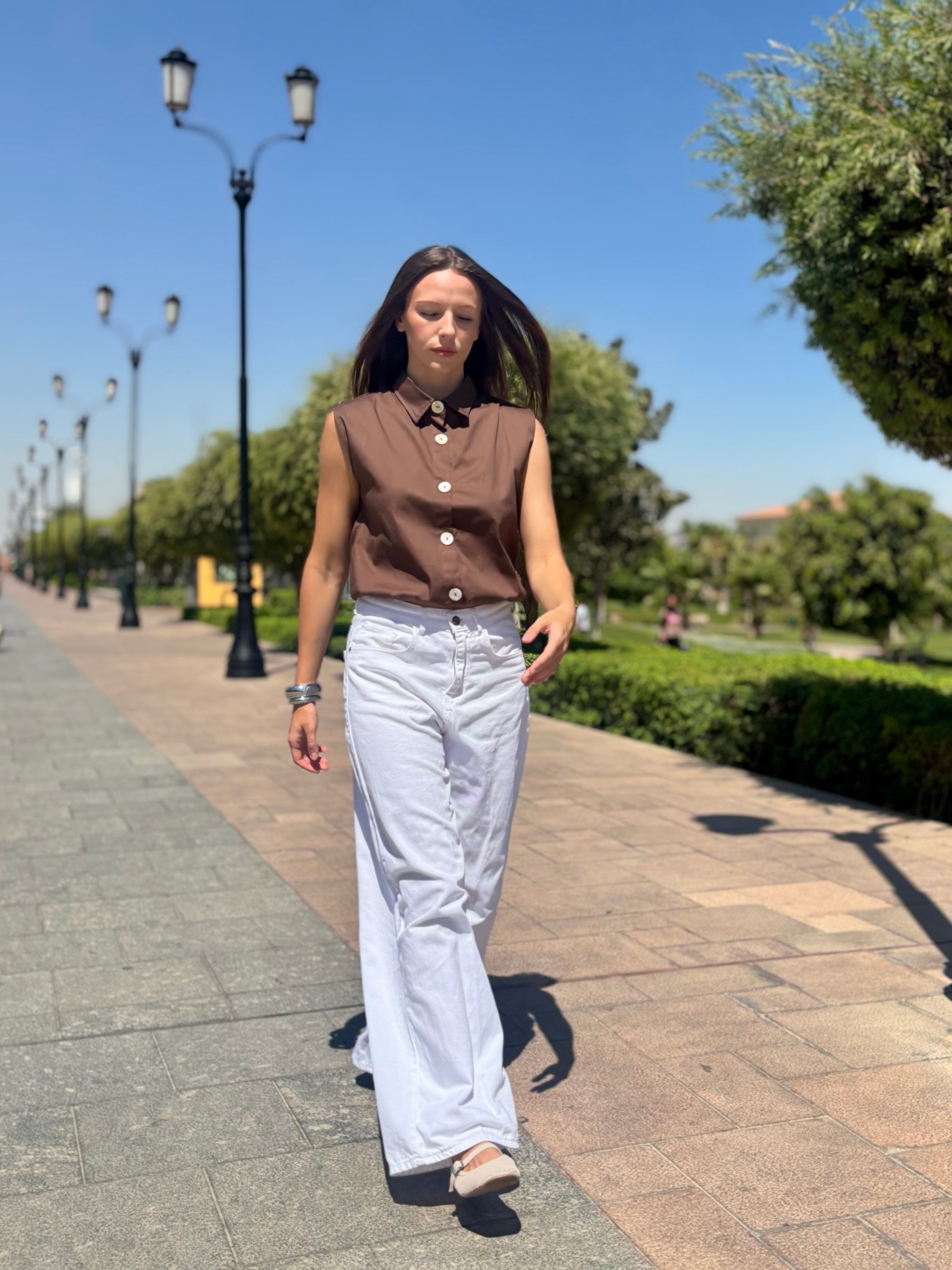Cropped Ballon Vest