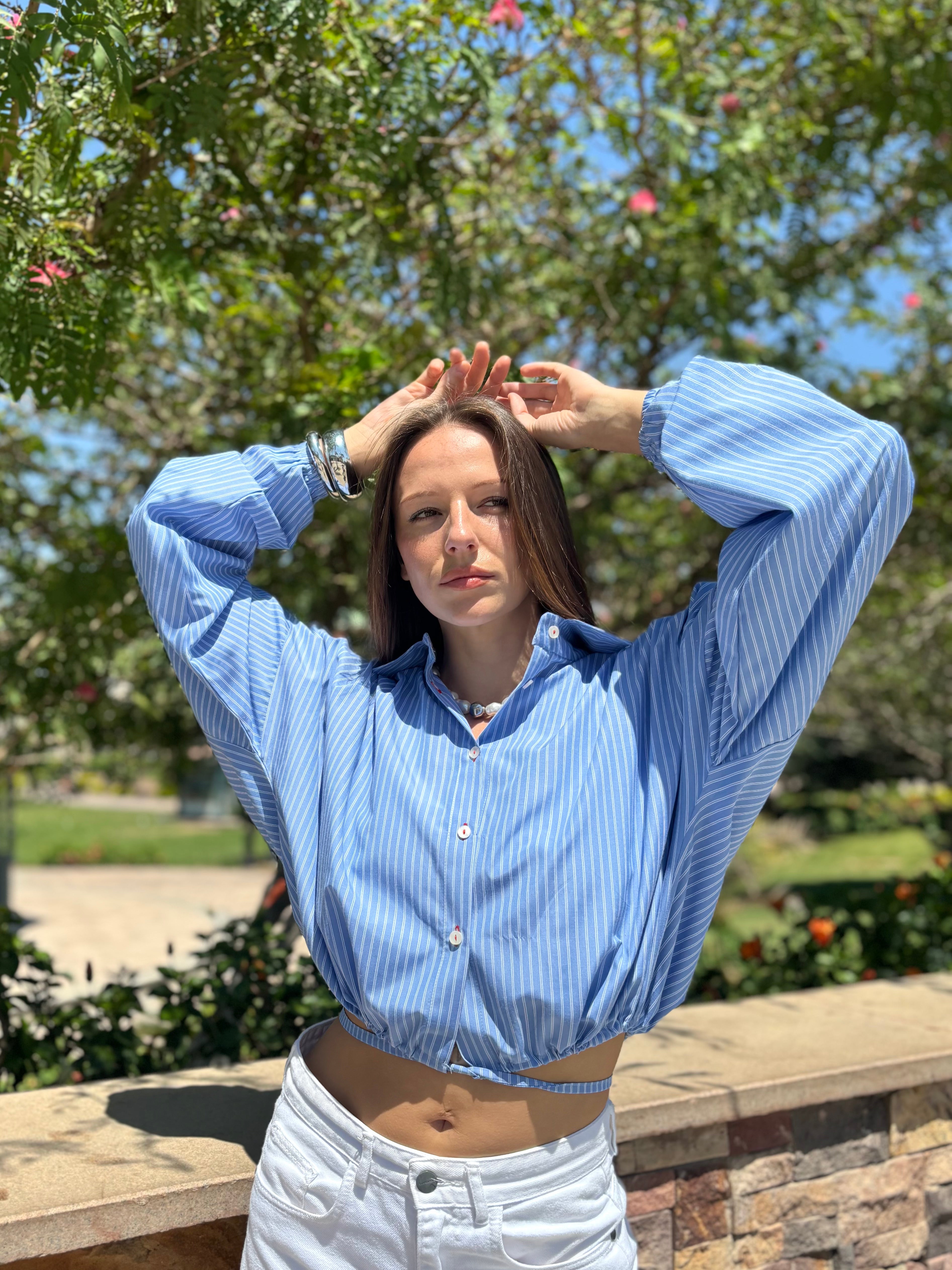 Balloon Poplin Shirt