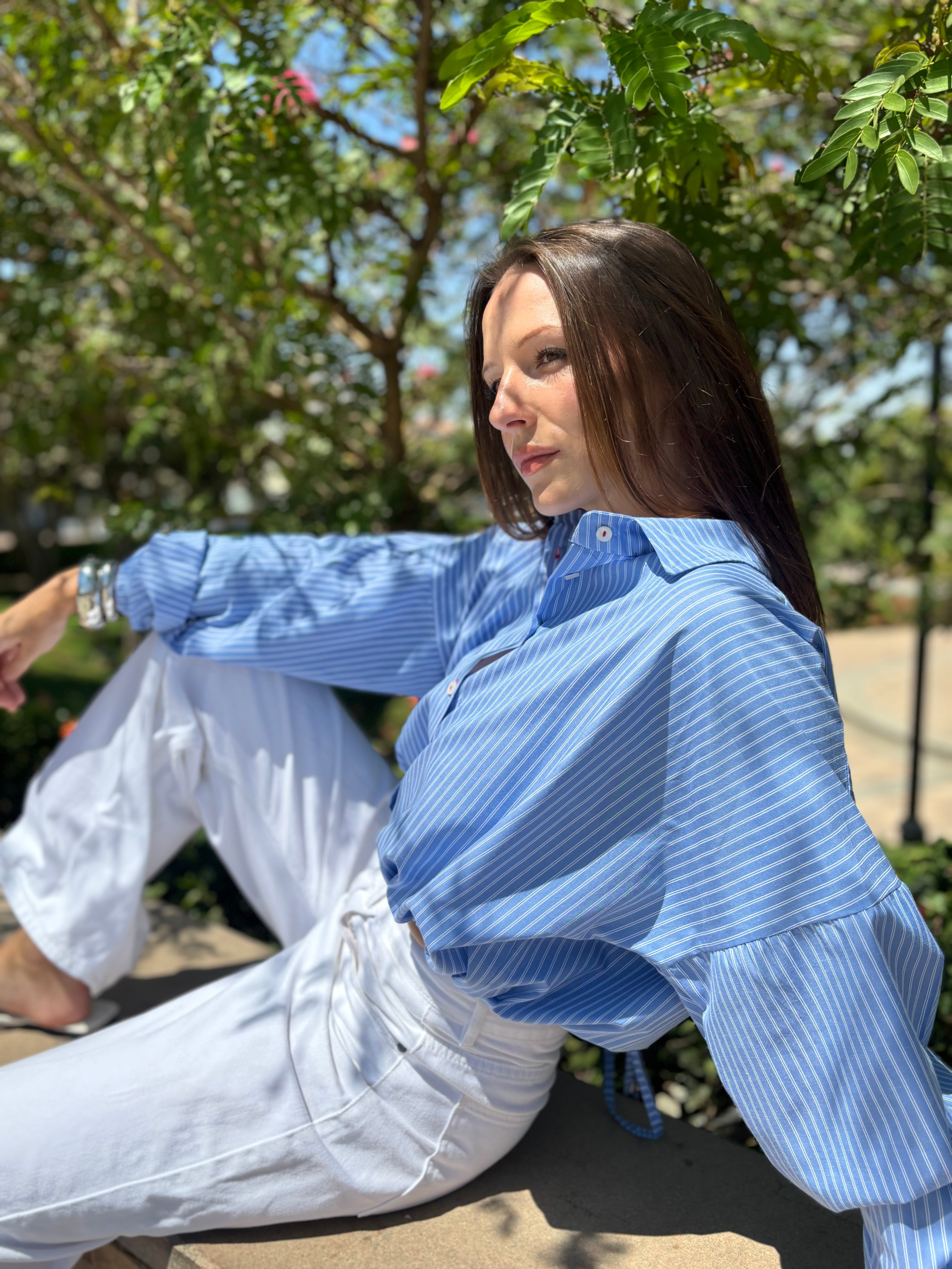Balloon Poplin Shirt