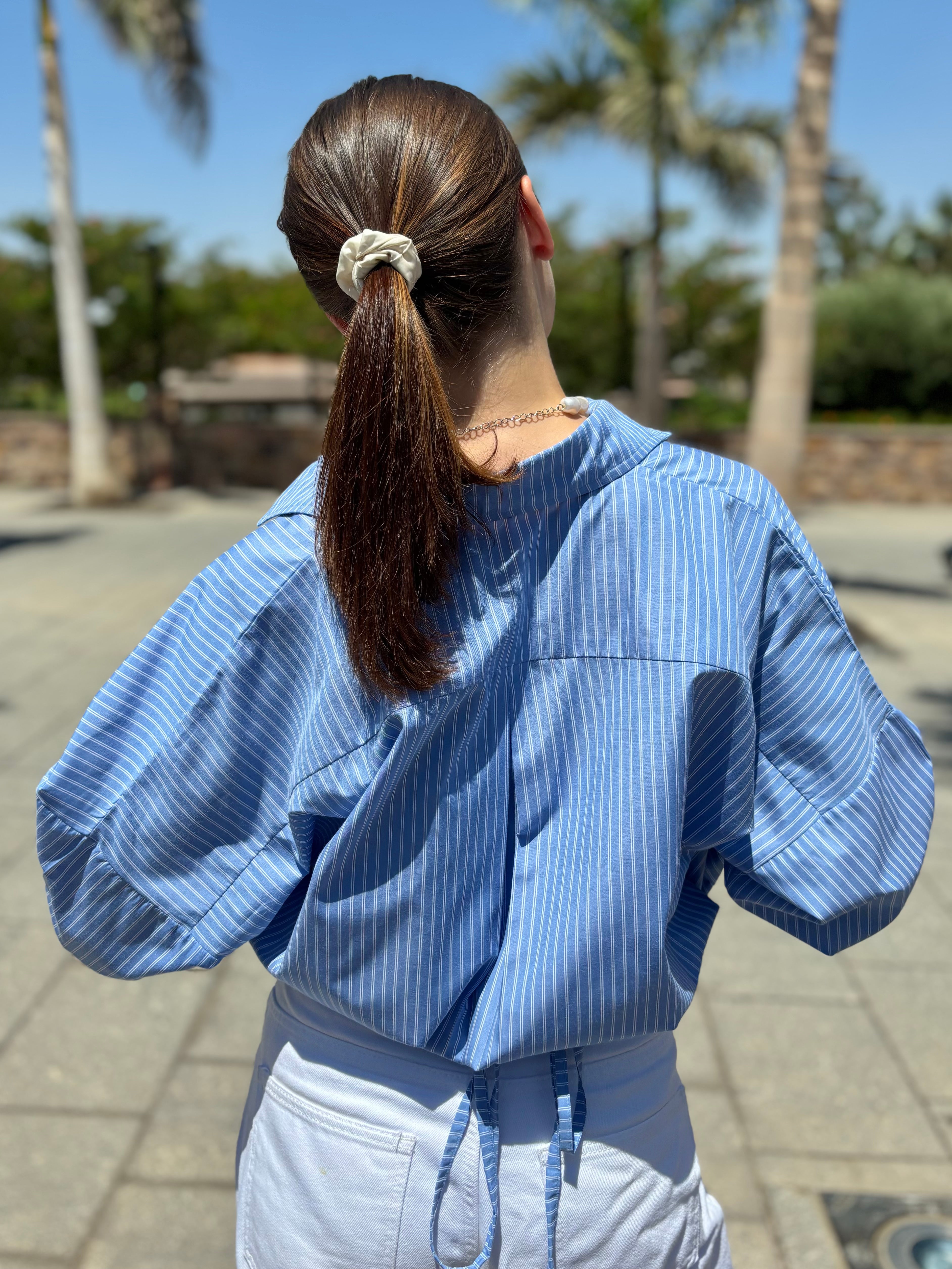 Balloon Poplin Shirt