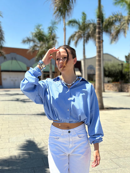 Balloon Poplin Shirt